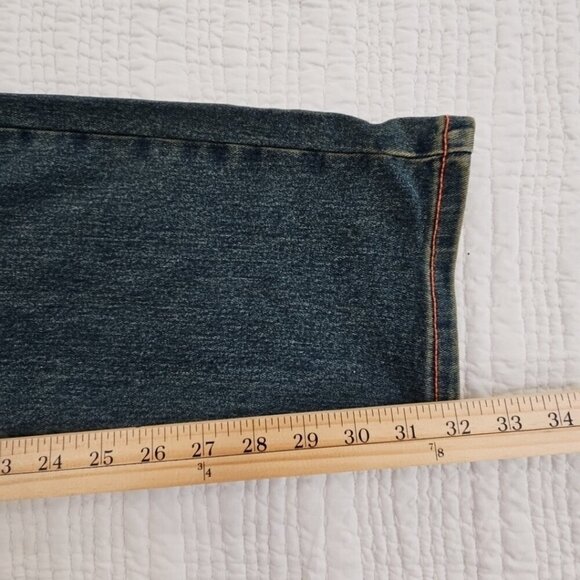 True Religion Rocco Jeans Men's 36x32 NWT Relaxed Wide Leg Acid Wash NEW - Picture 6 of 16